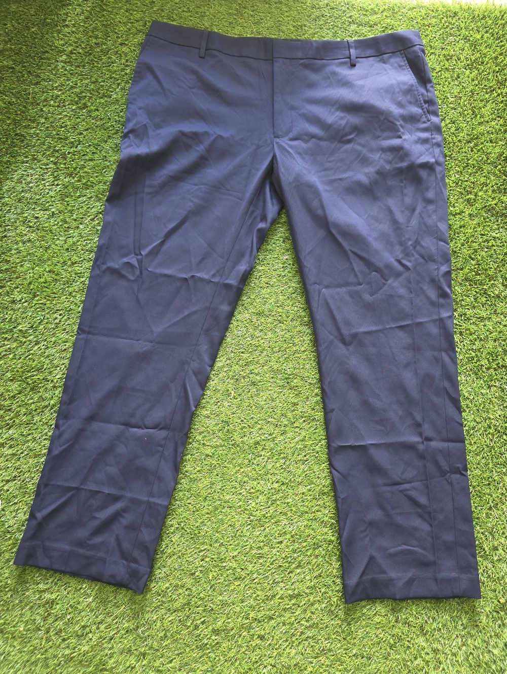 Kenneth Cole Men's Classic Dress Pants 40x32 Navy Blue NWT Stretch Formal